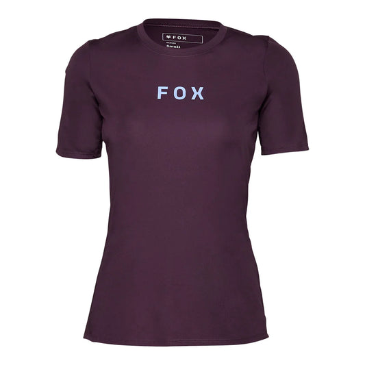 Fox Racing Ranger Short Sleeve MTB Jersey - Wordmark - Womens - Dark Purple