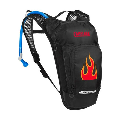 Camelbak Mini M.U.L.E. Hydration Pack - 50oz - Black-Flames