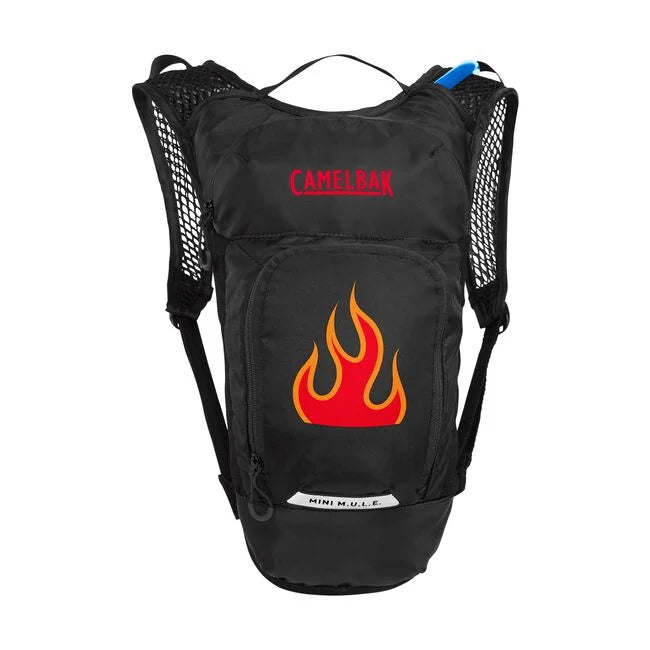 Camelbak Mini M.U.L.E. Hydration Pack - 50oz - Black-Flames