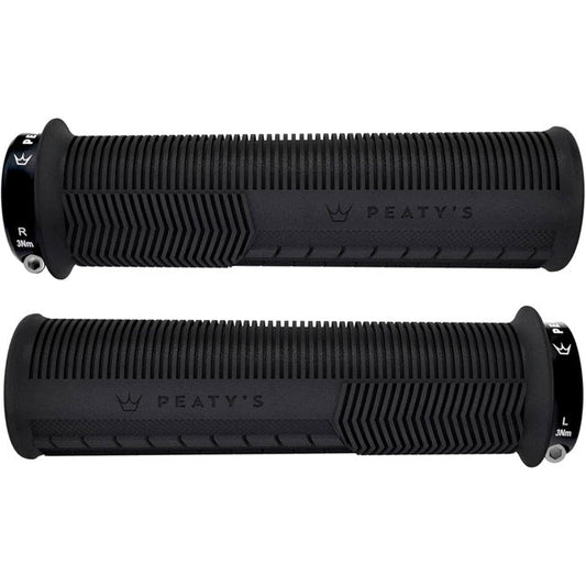 Peaty's Mushroom Thin Lock-On Grips - Black