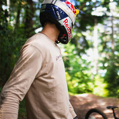 Fasthouse Emil Johansson Live and Enjoy Long Sleeve Tee - Cream
