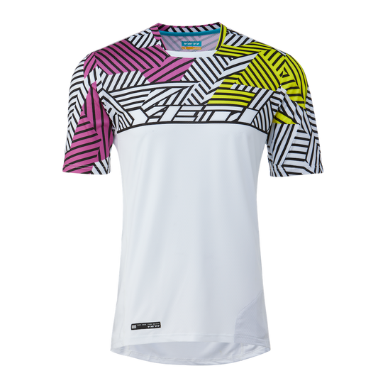 Yeti Enduro Short Sleeve MTB Jersey - White Distortion