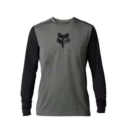 Fox Racing Ranger Tru Dri Long Sleeve MTB Jersey - Pewter