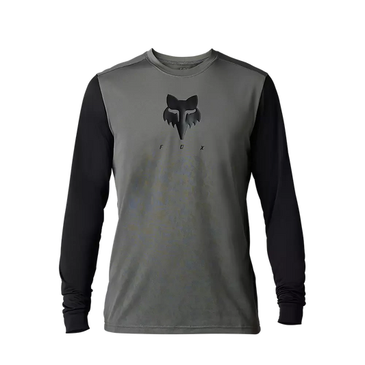 Fox Racing Ranger Tru Dri Long Sleeve MTB Jersey - Pewter