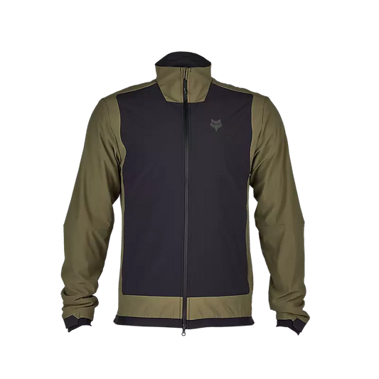 Fox Racing Defend Fire Alpha Cycling Jacket - Olive Green