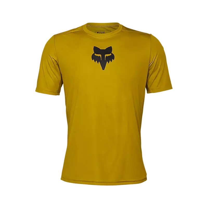 Fox Racing Ranger Short Sleeve MTB Jersey - Lab Head - Mustard