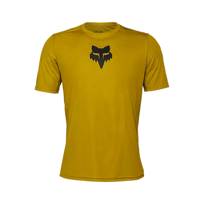 Fox Racing Ranger Short Sleeve MTB Jersey - Lab Head - Mustard