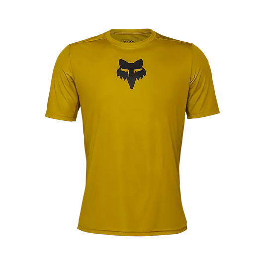 Fox Racing Ranger Short Sleeve MTB Jersey - Lab Head - Mustard