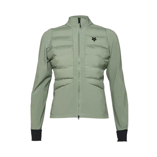 Fox Racing Flexair Fire Hybrid Cycling Jacket - Womens - Moss