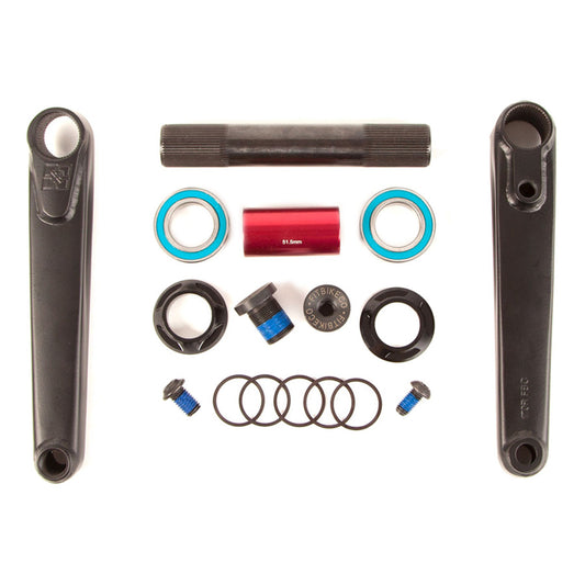 Fit Bike Co Blunt 24mm BMX Cranks - Black