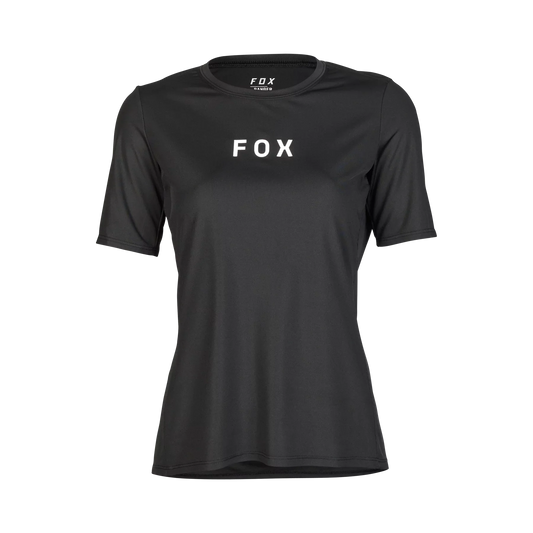 Fox Racing Ranger Short Sleeve MTB Jersey - Wordmark - Womens - Black