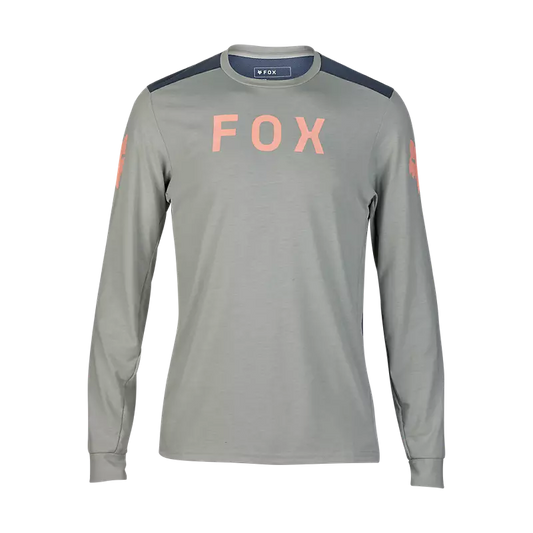 Fox Racing Ranger Dri Release Long Sleeve MTB Jersey - Aviation - Gray Vintage