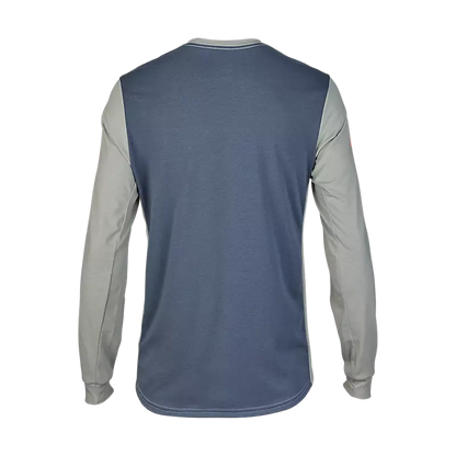 Fox Racing Ranger Dri Release Long Sleeve MTB Jersey - Aviation - Gray Vintage