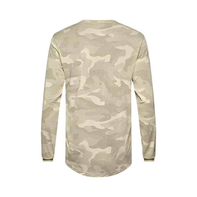 Fox Racing Ranger Tru Dri Long Sleeve MTB Jersey - Cream - S25