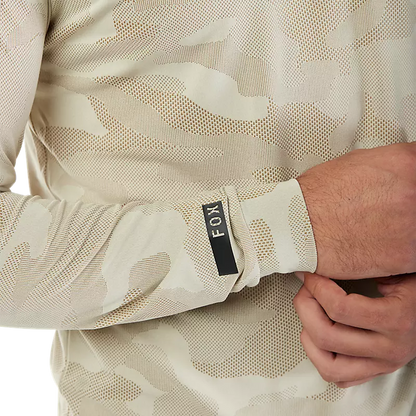 Fox Racing Ranger Tru Dri Long Sleeve MTB Jersey - Cream - S25