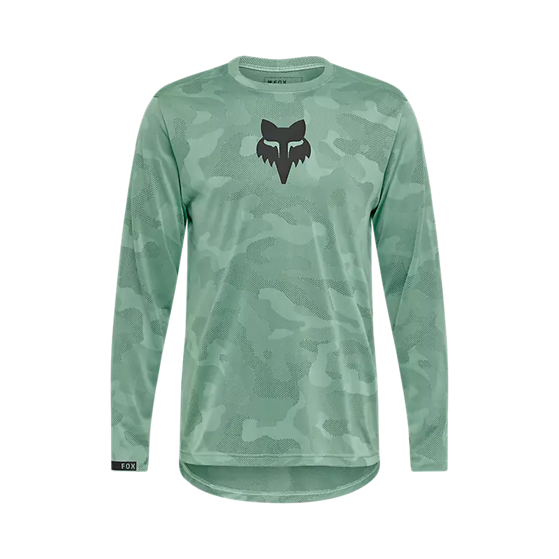 Fox Racing Ranger Tru Dri Long Sleeve MTB Jersey - Pine
