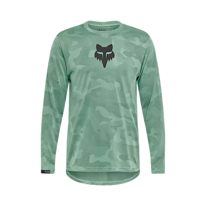 Fox Racing Ranger Tru Dri Long Sleeve MTB Jersey - Pine