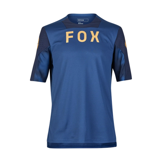 Fox Racing Defend Short Sleeve MTB Jersey - Taunt - Indigo