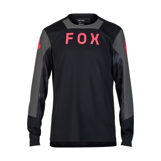 Fox Racing Defend Long Sleeve MTB Jersey - Taunt - Black