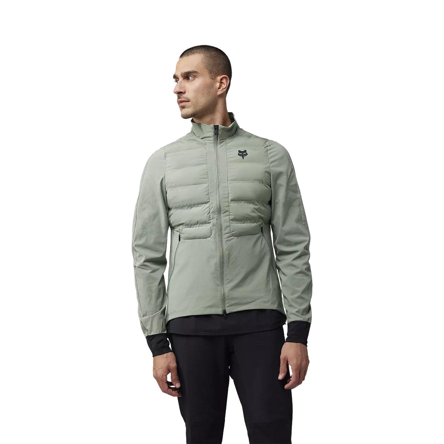 Fox Racing Flexair Fire Hybrid Cycling Jacket - Moss