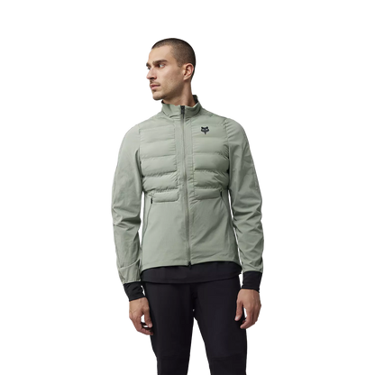 Fox Racing Flexair Fire Hybrid Cycling Jacket - Moss