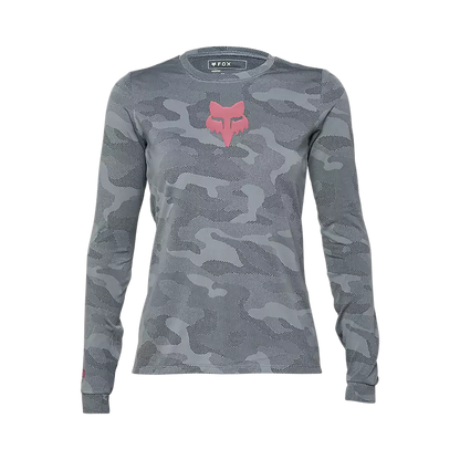 Fox Racing Ranger Tru Dri Long Sleeve MTB Jersey - Womens - Cool Gray