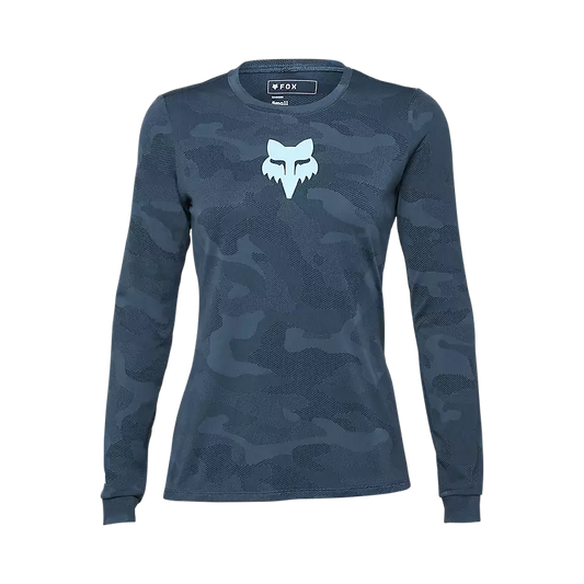 Fox Racing Ranger Tru Dri Long Sleeve MTB Jersey - Womens - Dark Vintage - 2024