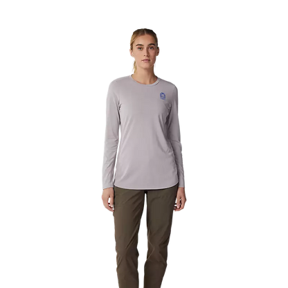 Fox Racing Ranger Dri Release Long Sleeve MTB Jersey - Womens - Gray-Light Gray
