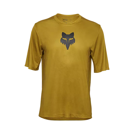 Fox Racing Ranger Short Sleeve MTB Jersey - Youth - Mustard