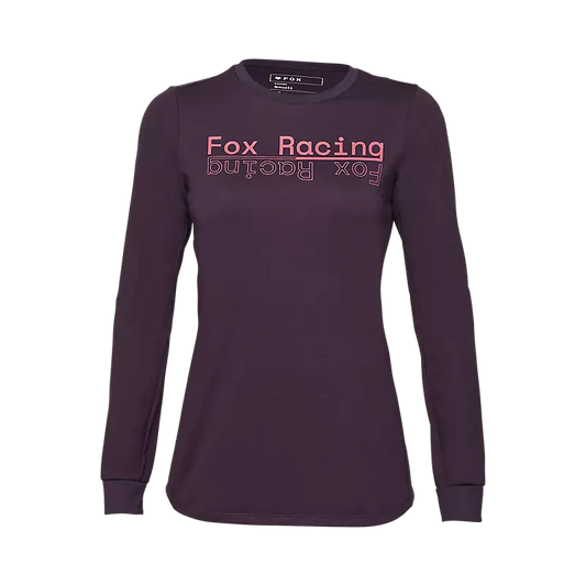 Fox Racing Ranger Dri Release Mid Long Sleeve MTB Jersey - Womens - Dark Purple