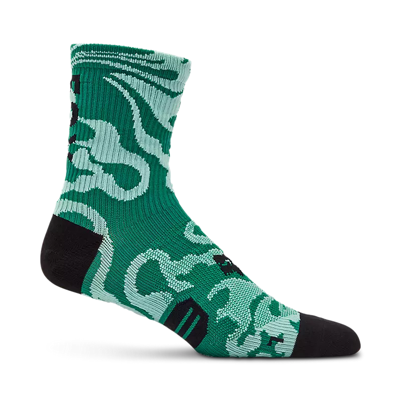 Fox Racing 6" Ranger Sock - Frequency - Pine