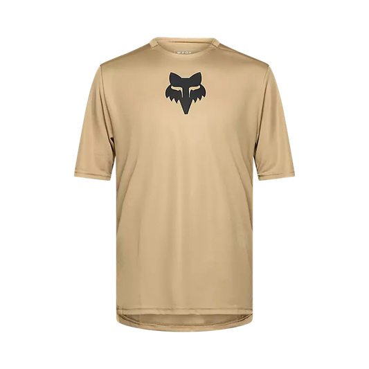 Fox Racing Ranger Short Sleeve MTB Jersey - Fox Head - Sand