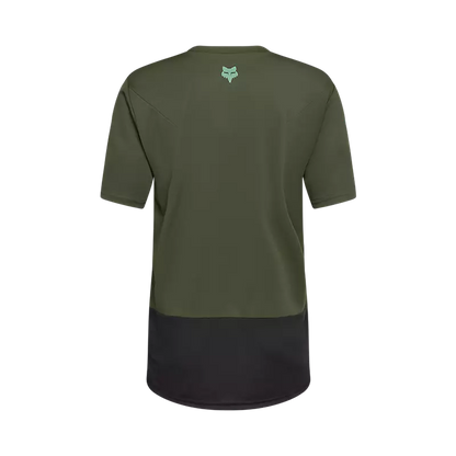 Fox Racing Ranger Short Sleeve MTB Jersey - Wordmark - Dark Sage