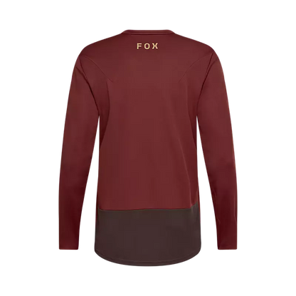 Fox Racing Ranger Long Sleeve MTB Jersey - Fox Head - Rust