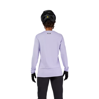 Fox Racing Ranger Long Sleeve MTB Jersey - Fox Head - Womens - Lilac