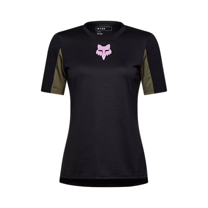 Fox Racing Defend Short Sleeve MTB Jersey - Park - Womens - Black