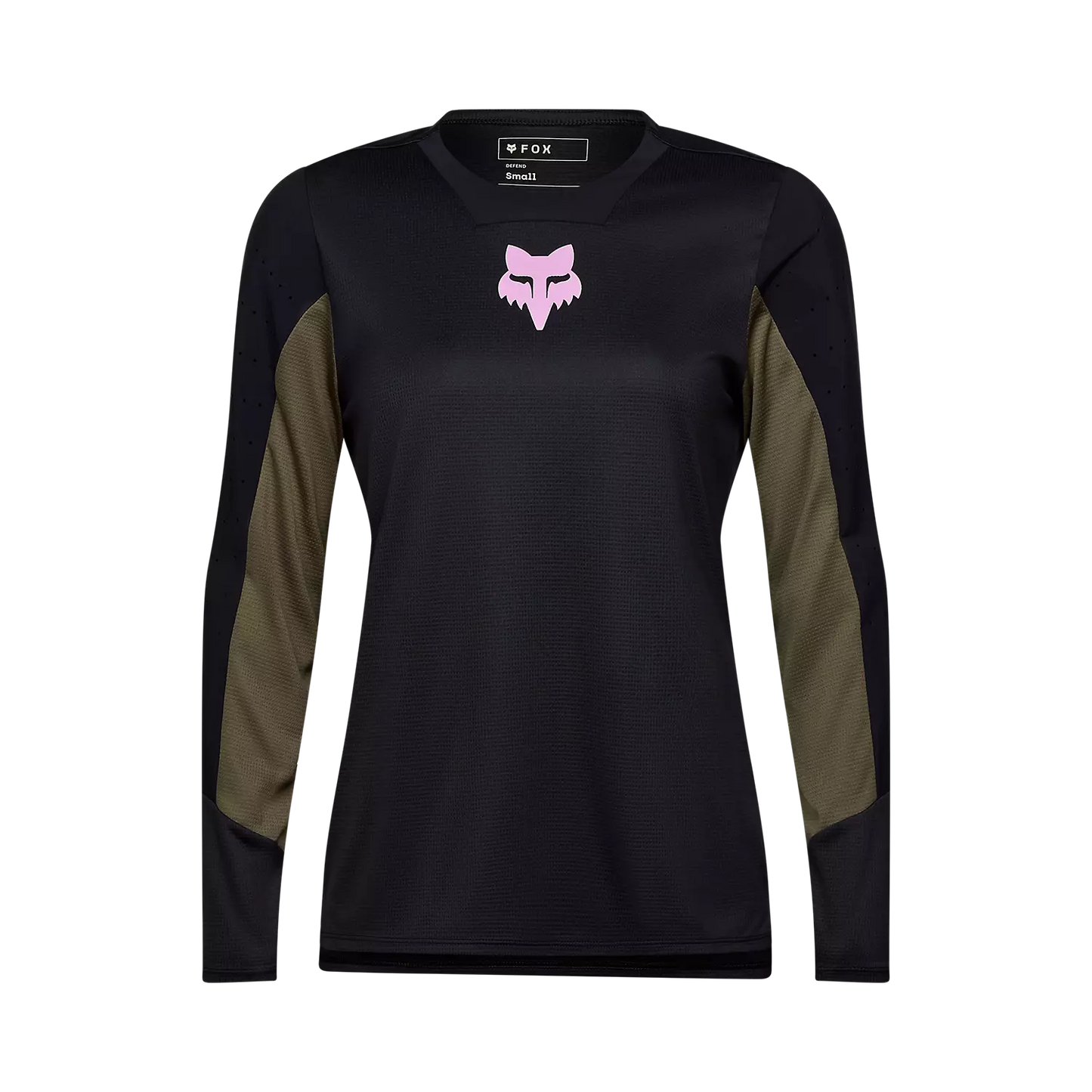 Fox Racing Defend Long Sleeve MTB Jersey - Park - Womens - Black