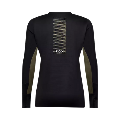 Fox Racing Defend Long Sleeve MTB Jersey - Park - Womens - Black
