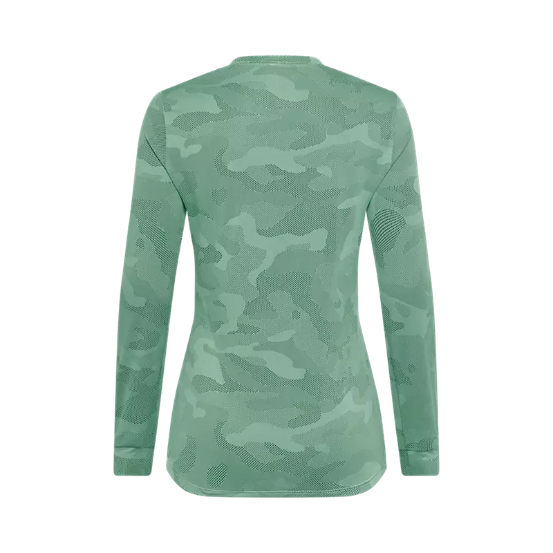 Fox Racing Ranger Tru Dri Long Sleeve MTB Jersey - Womens - Pine