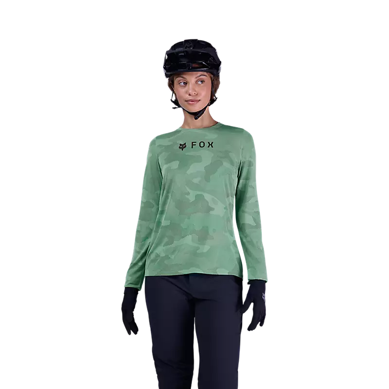 Fox Racing Ranger Tru Dri Long Sleeve MTB Jersey - Womens - Pine