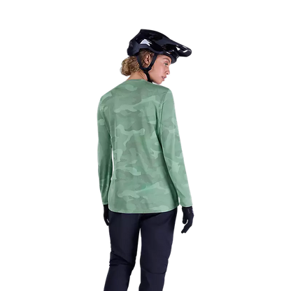Fox Racing Ranger Tru Dri Long Sleeve MTB Jersey - Womens - Pine