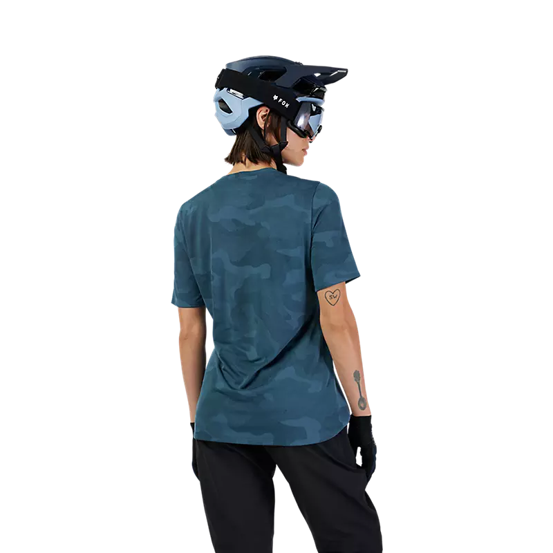 Fox Racing Ranger Tru Dri Short Sleeve MTB Jersey - Womens - Dark Vintage