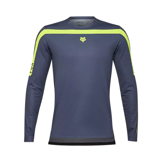 Fox Racing Flexair Aviation Long Sleeve MTB Jersey - Graphite