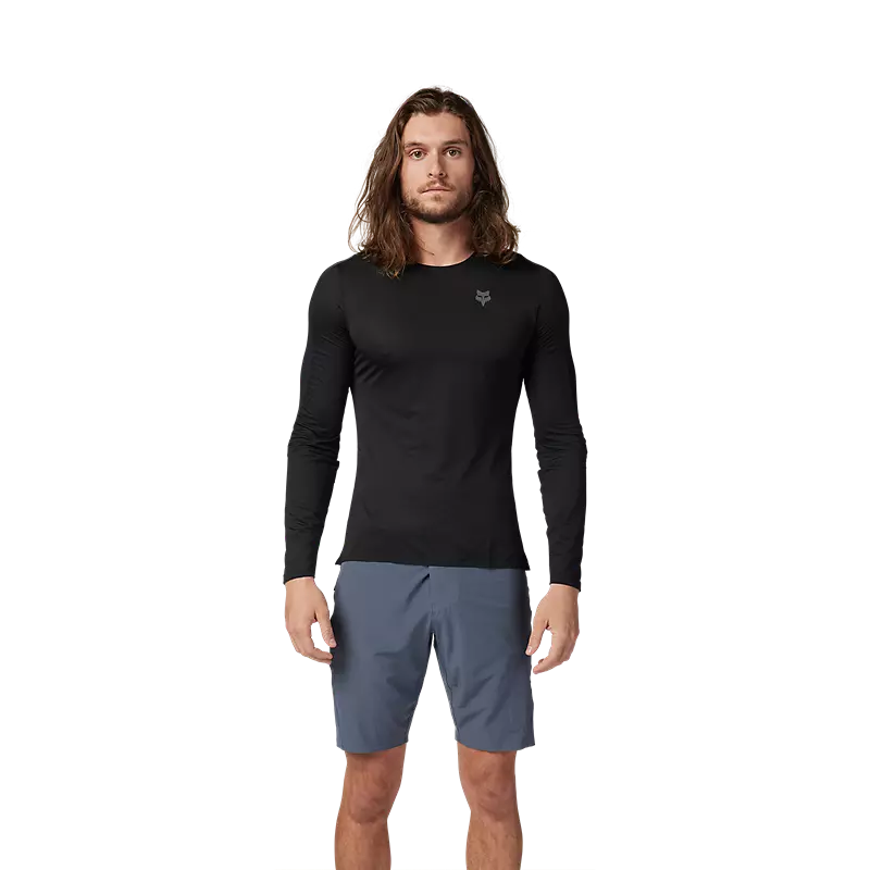 Fox Racing Flexair Ascent Long Sleeve MTB Jersey - Black