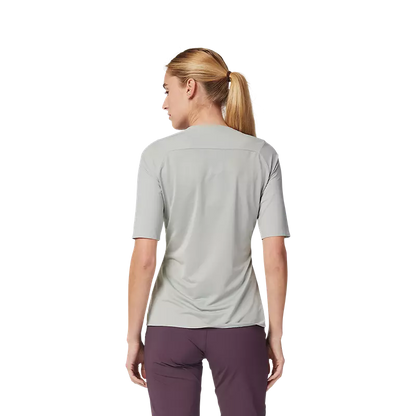 Fox Racing Flexair Ascent Short Sleeve MTB Jersey - Womens - Gray Vintage