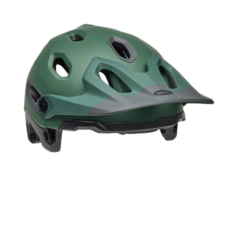 Bell Super DH Spherical Full Face Helmet - Matt Green-Gray