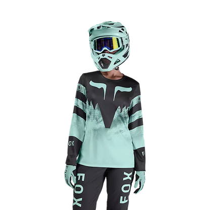 Fox Racing Ranger Long Sleeve MTB Jersey - Womens - Kairos - Turquoise