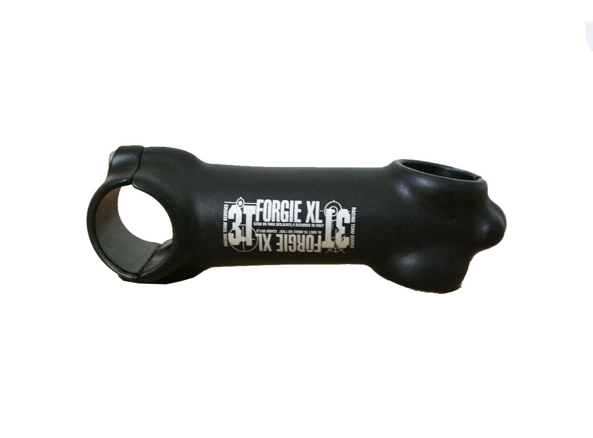 3T Forgie XL A/1 AH 31.8 Road Stem - Black Black 1.1/8" 100mm - 10 Degree