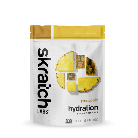 Skratch Labs Sport Hydration Drink Mix - Pineapples Pineapples 20 Serving Resealable Bag 