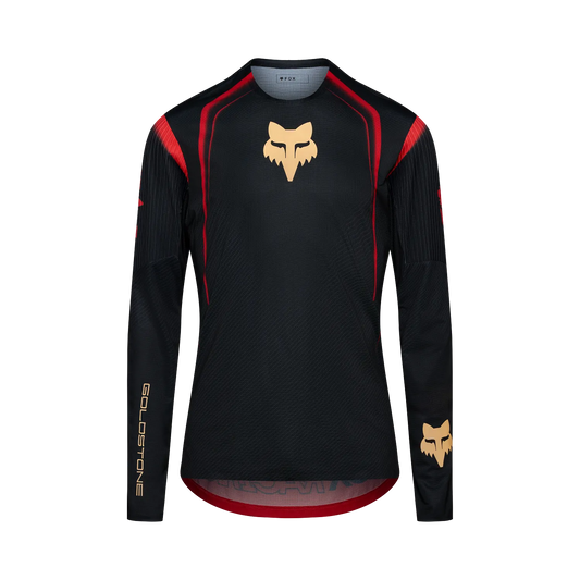 Fox Racing Flexair Long Sleeve MTB Jersey - Goldstone - Black